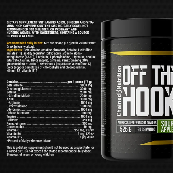 Off The Hook Pre-Workout 525 g